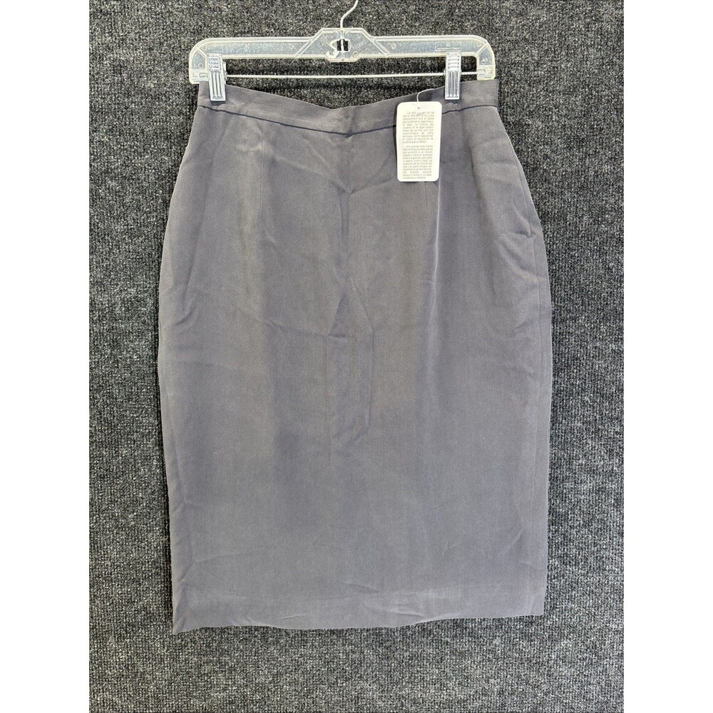No Name Gray 100% Silk Skirt BNWT Size 8 New with Tags